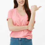 2585 Comfort Womens V Neck Tee*