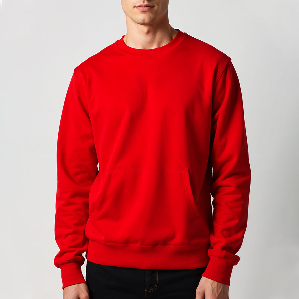 2615 Unisex French Terry Crewneck Sweatshirt with Pocket 8.25 Oz*