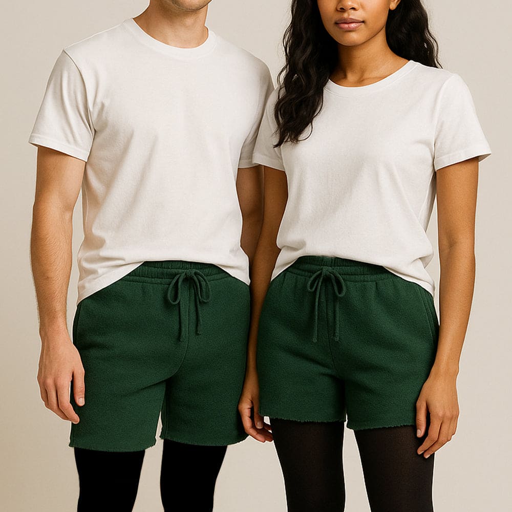 8520 Unisex Classic Perfect Fleece Raw Edge Shorts 8.25 Oz*