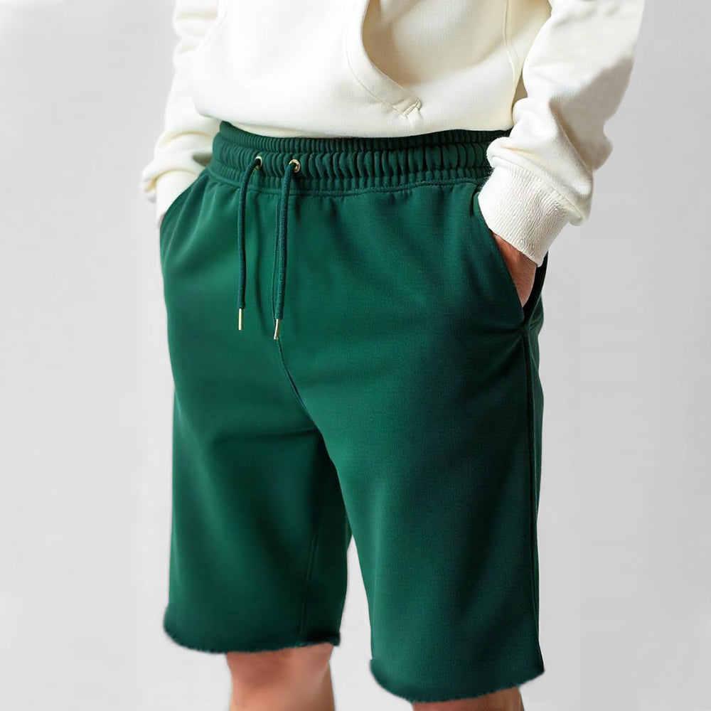 8520 Unisex Classic Perfect Fleece Raw Edge Shorts 8.25 Oz*