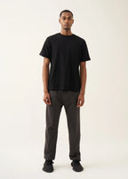 10 OZ Dark Gray 3D Stitch Open Bottom Fleece Sweatpant