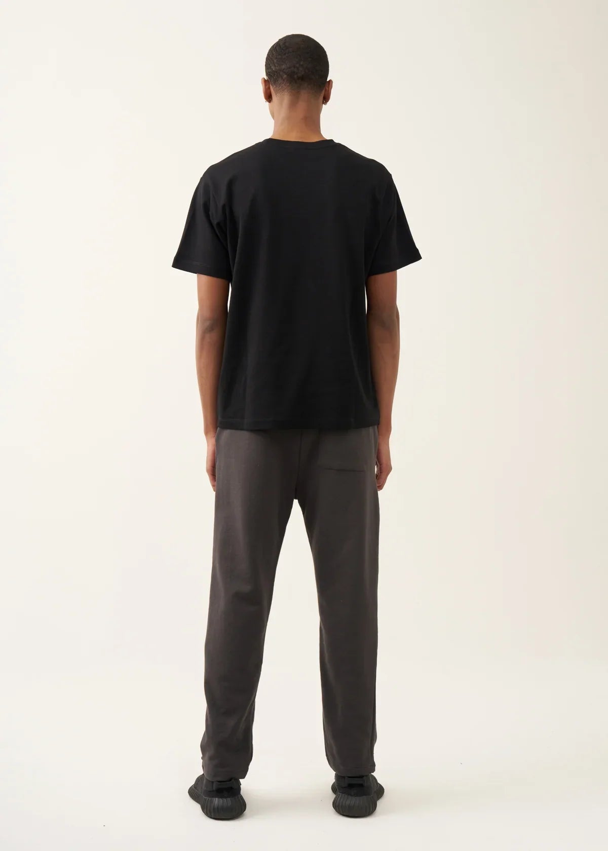 10 OZ Dark Gray 3D Stitch Open Bottom Fleece Sweatpant