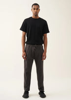 10 OZ Dark Gray 3D Stitch Open Bottom Fleece Sweatpant