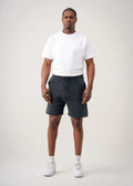 14 OZ Black Garment Dye Interlock Cargo Short