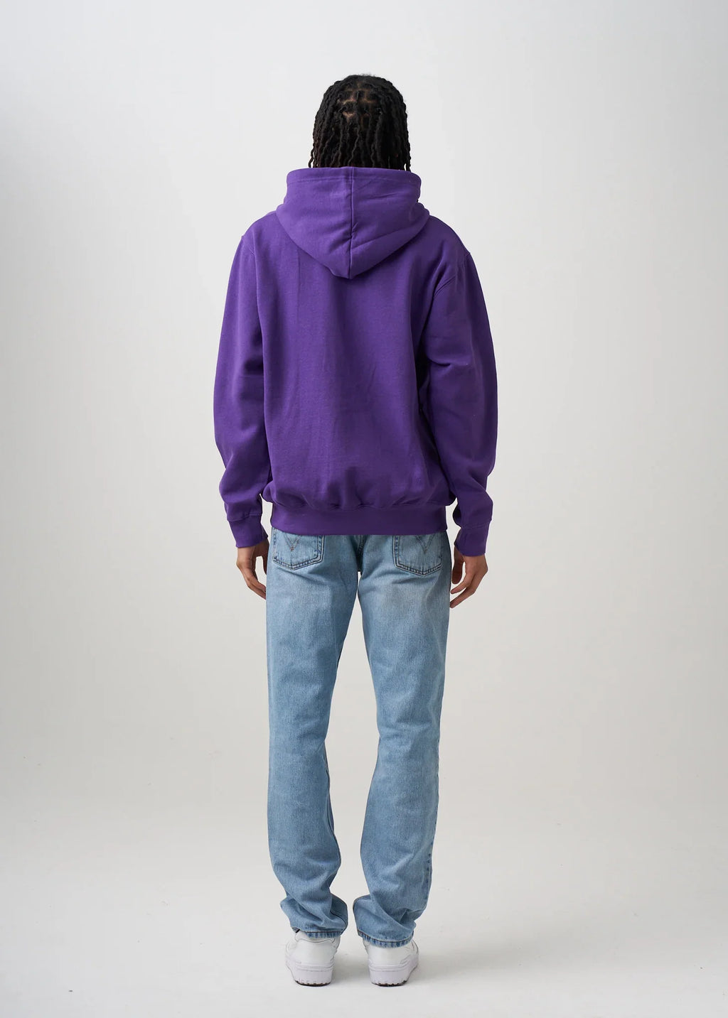 10 OZ Purple Heavyweight Zip-Up Hoodie