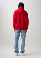 10 OZ Red Heavyweight Zip-Up Hoodie