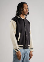 Black Varsity Heavy Blend Fleece SweatShirt