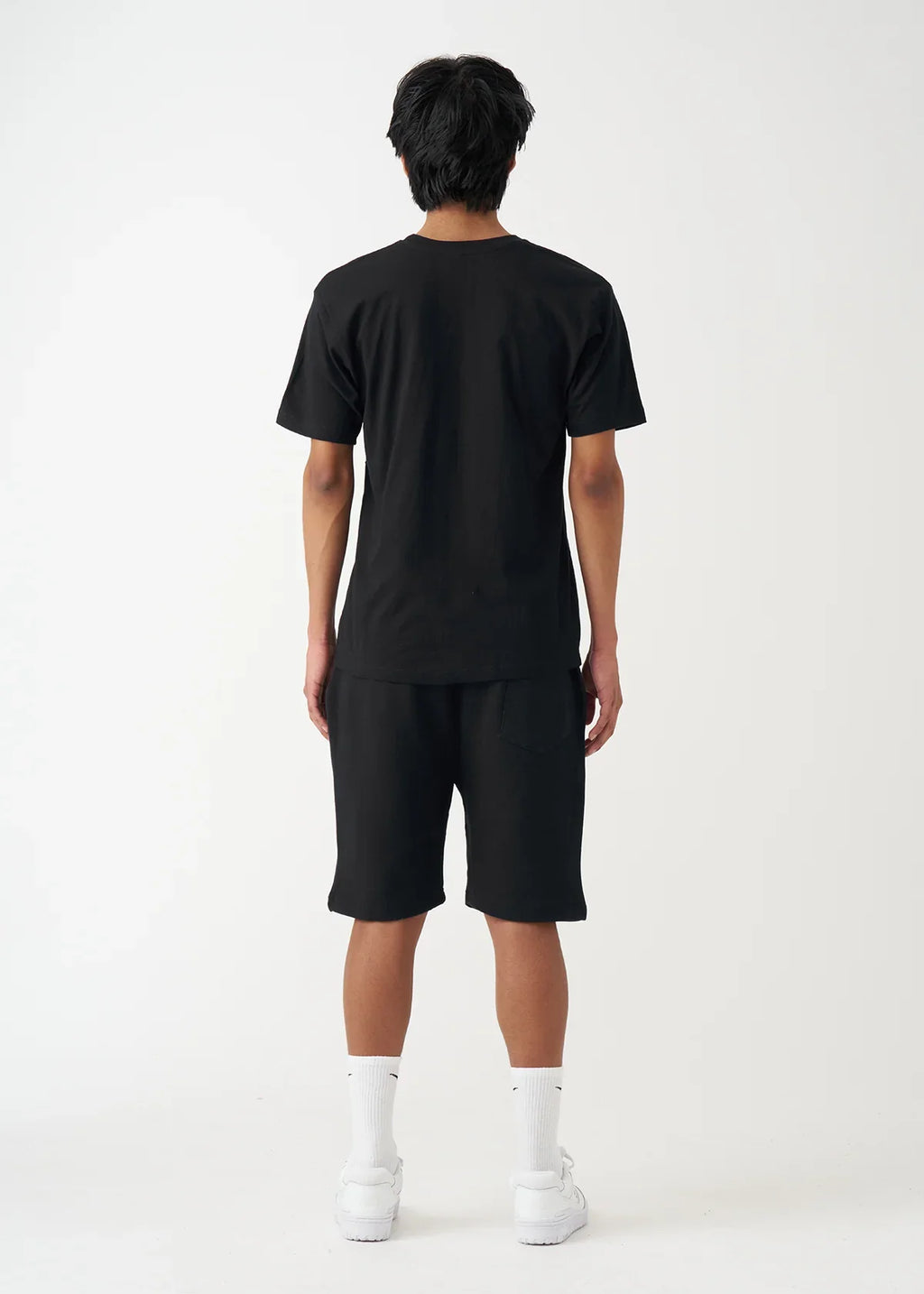 Black T-Shirt and Short Set
