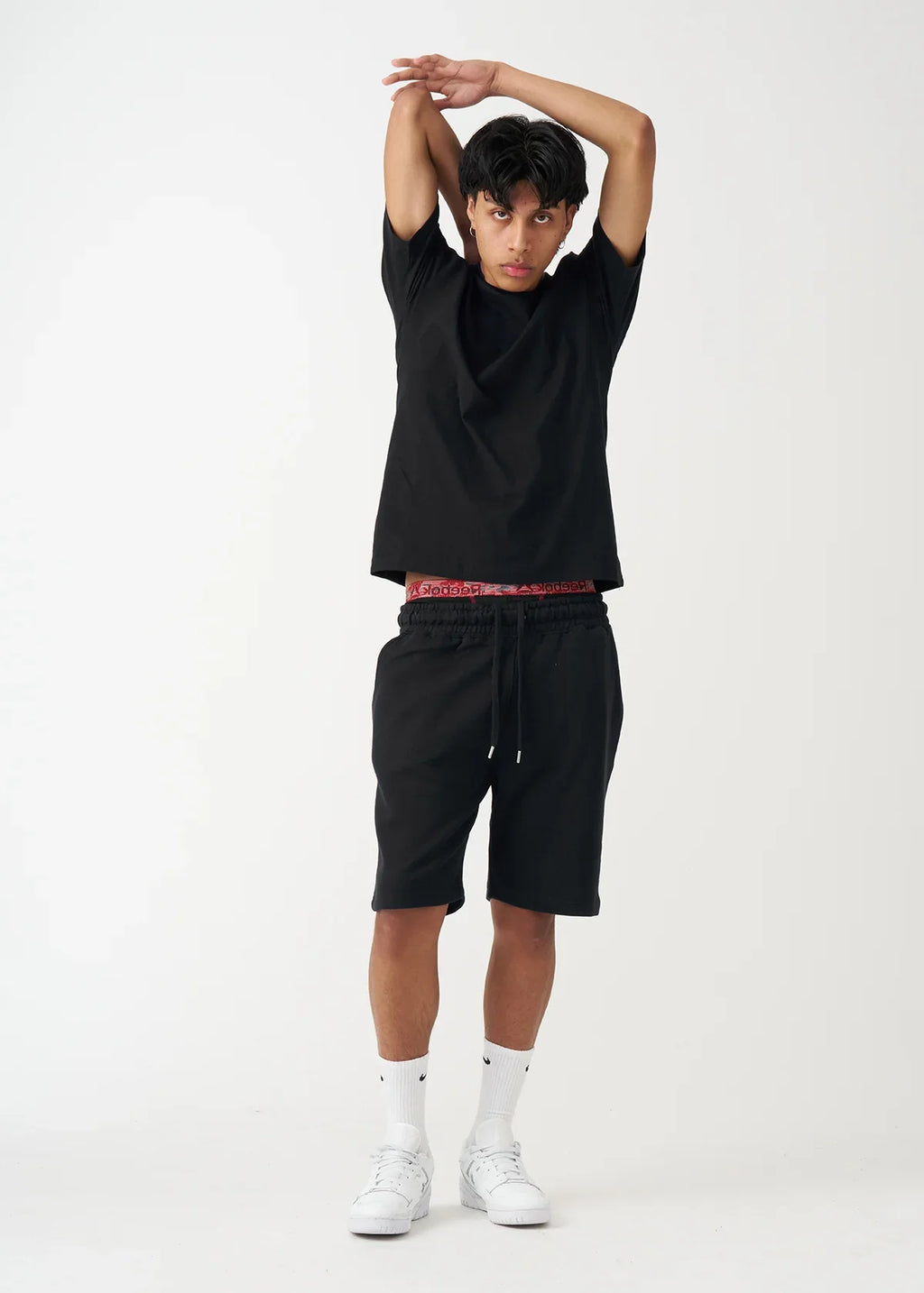 Black T-Shirt and Short Set