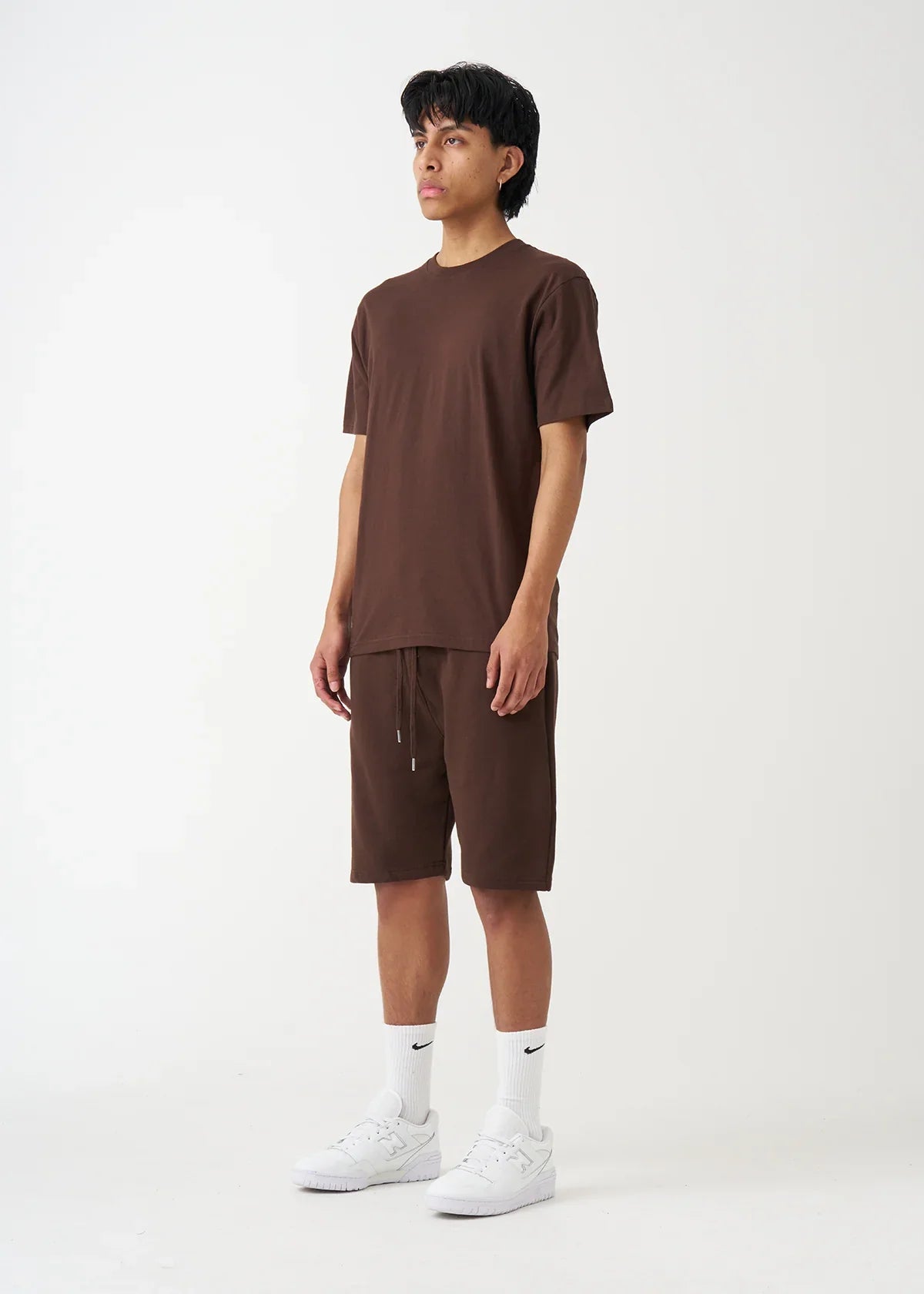 Brown T-Shirt and Short Set