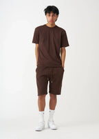 Brown T-Shirt and Short Set