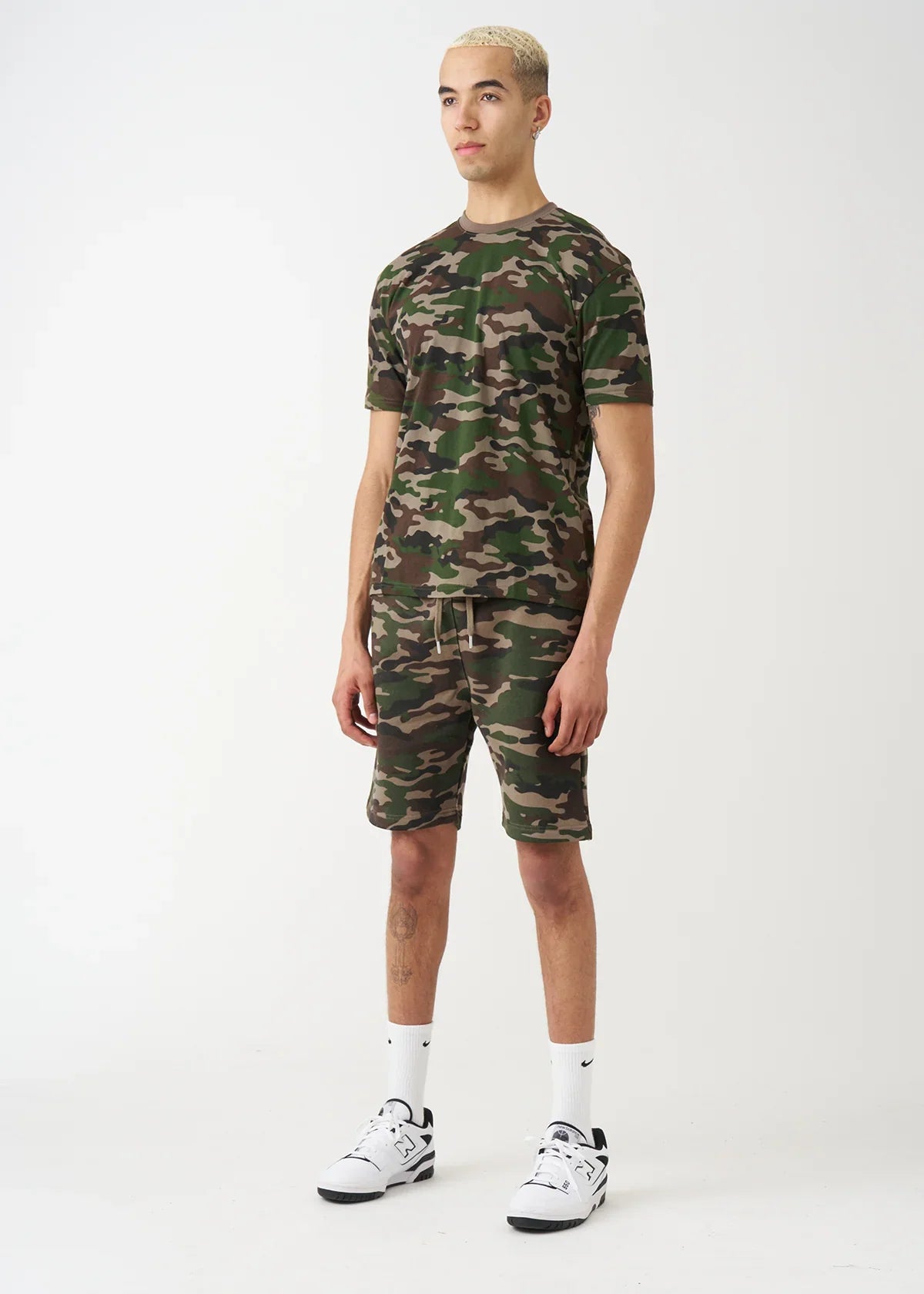Camo T-Shirt and Short Set