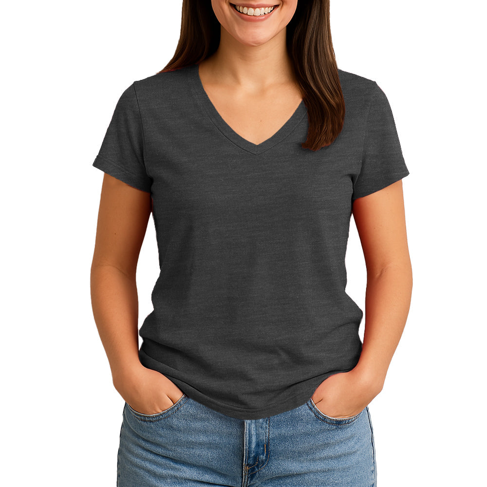 2585 Comfort Womens V Neck Tee*