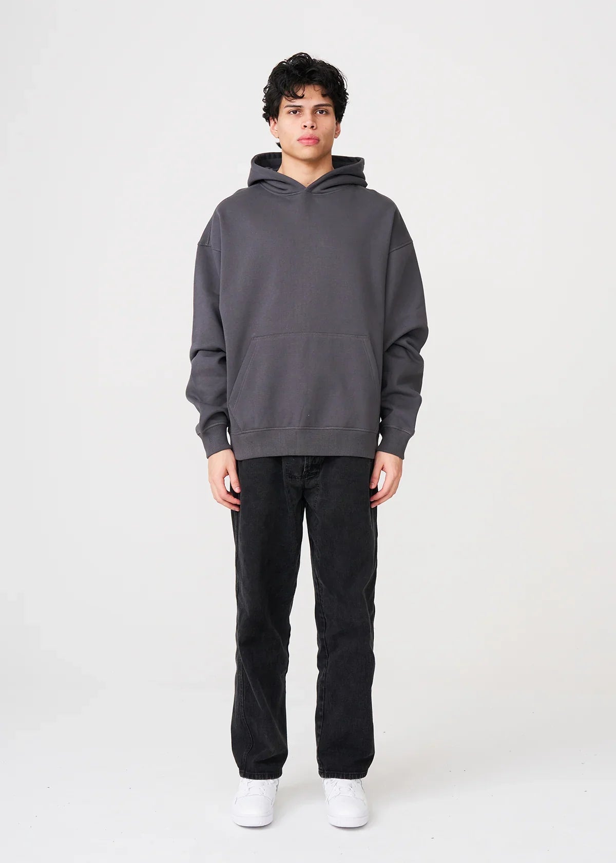 14 OZ Shadow Oversized Urban Heavyweight Fleece Hooded Sweatshirt