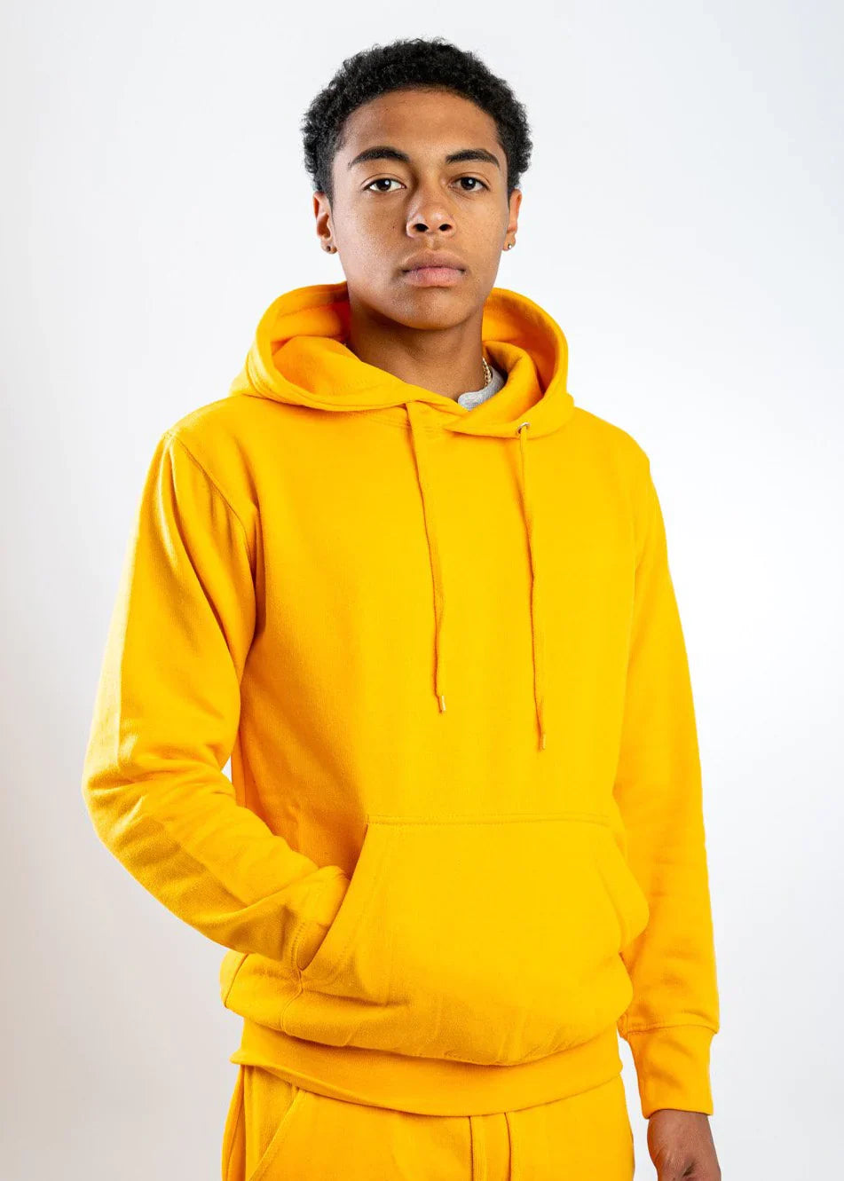 10 OZ Gold Heavyweight Fleece Hoodie
