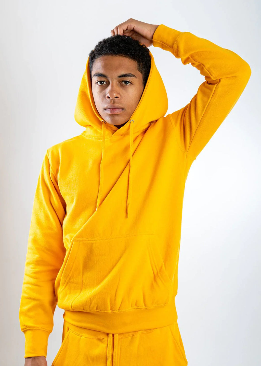 10 OZ Gold Heavyweight Fleece Hoodie
