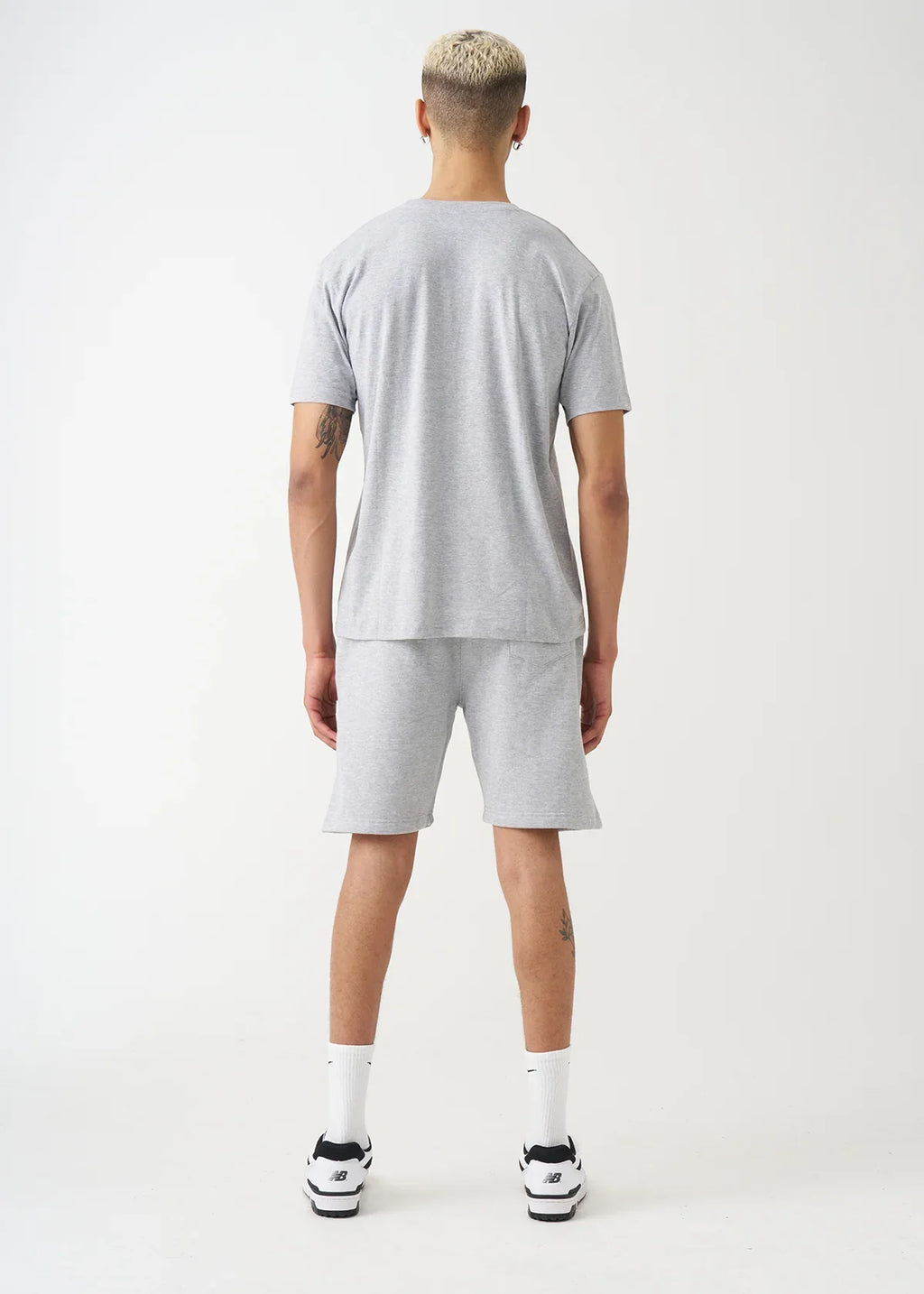 Gray T-Shirt and Short Set