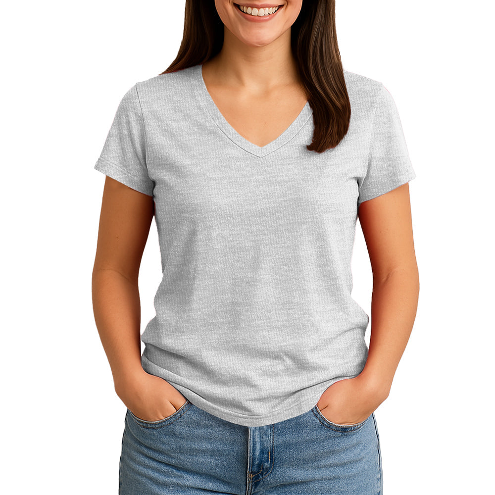 2585 Comfort Womens V Neck Tee*