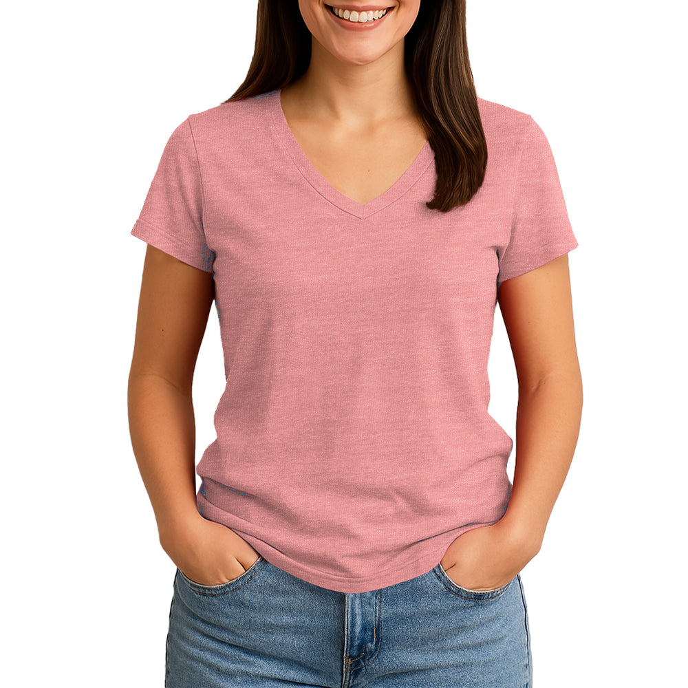 2585 Comfort Womens V Neck Tee*