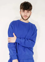 Royal Blue Heavy Blend Fleece Crew Neck Sweatshirt