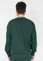 Hunter Green Heavy Blend Fleece Crew Neck Sweatshirt