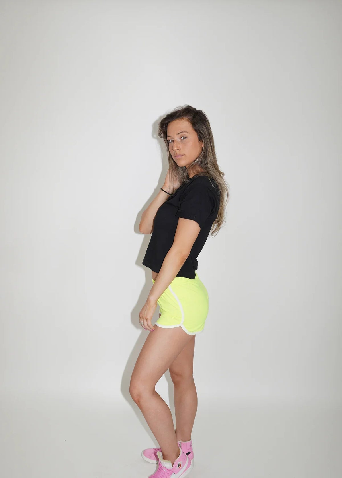 Lime Track Short