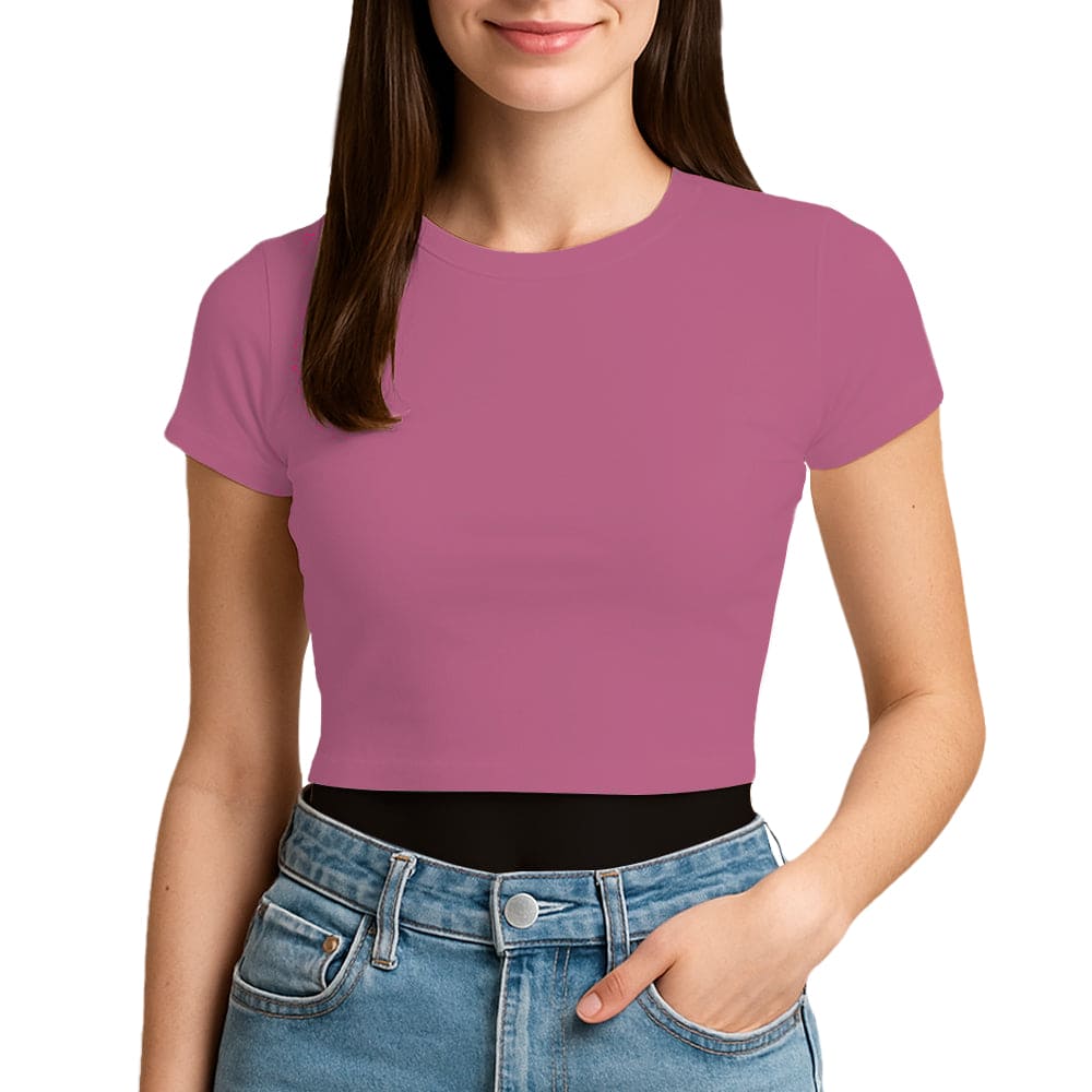 3315 Jersey Short Sleeve Cropped Tee 4.3 Oz (Set 4)