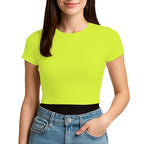 3315 Jersey Short Sleeve Cropped Tee 4.3 Oz (Set 4)
