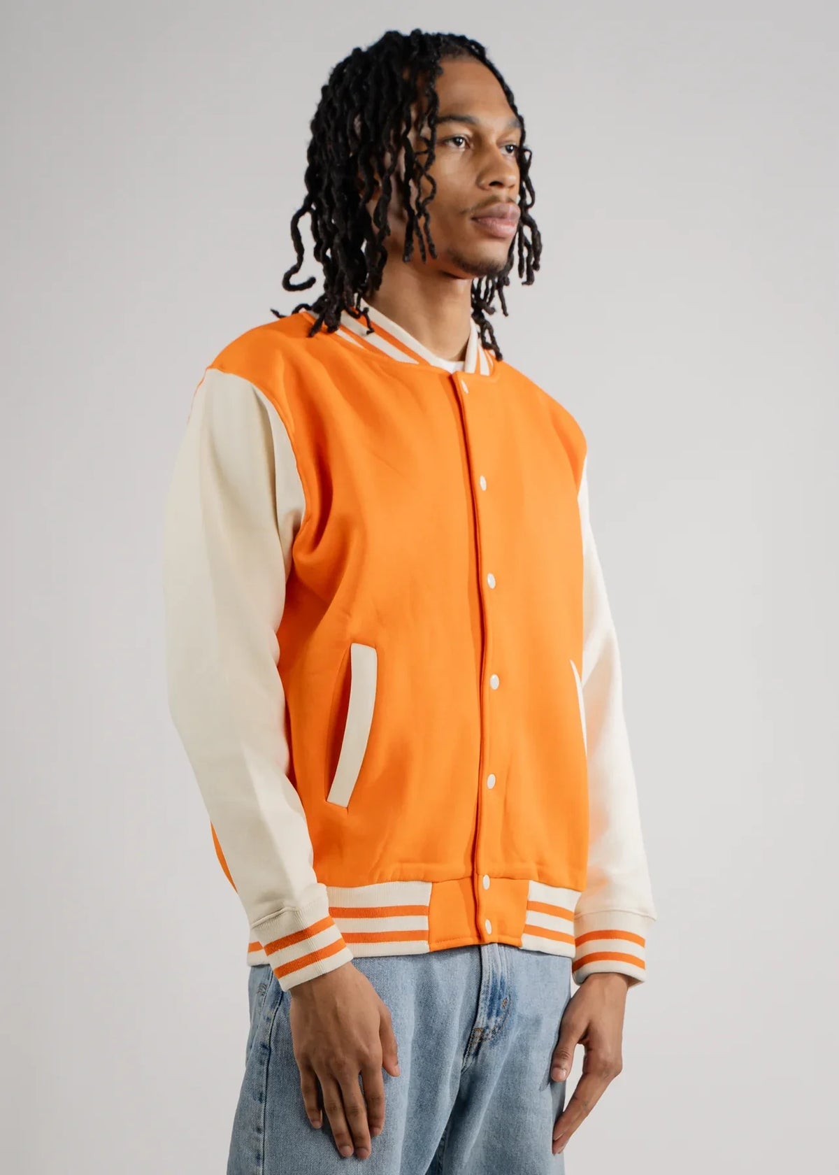 Orange Varsity Heavy Blend Fleece SweatShirt