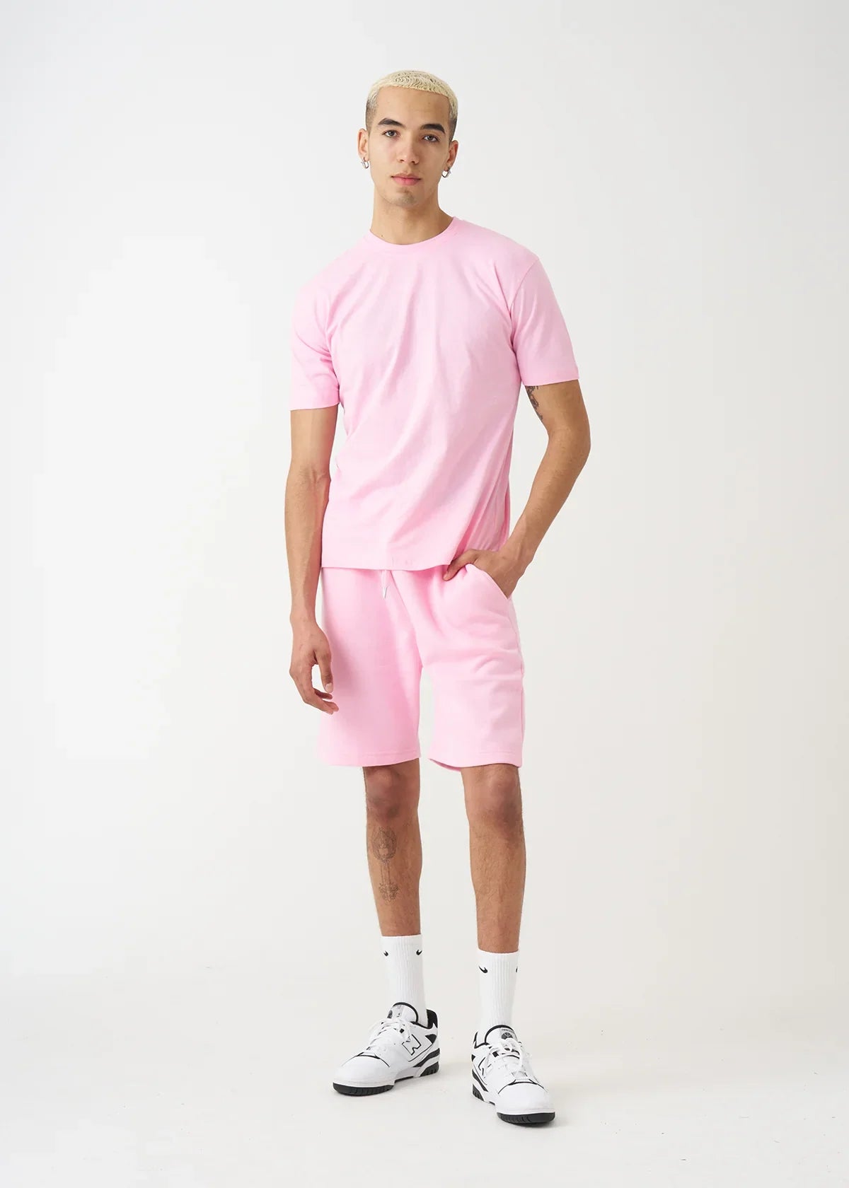 Light Pink T-Shirt and Short Set