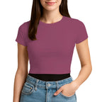 3315 Jersey Short Sleeve Cropped Tee 4.3 Oz (Set 4)