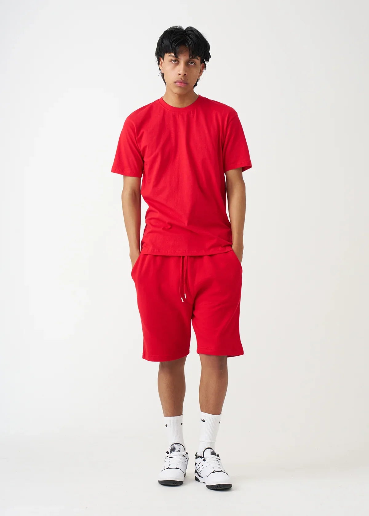 Red T-Shirt and Short Set