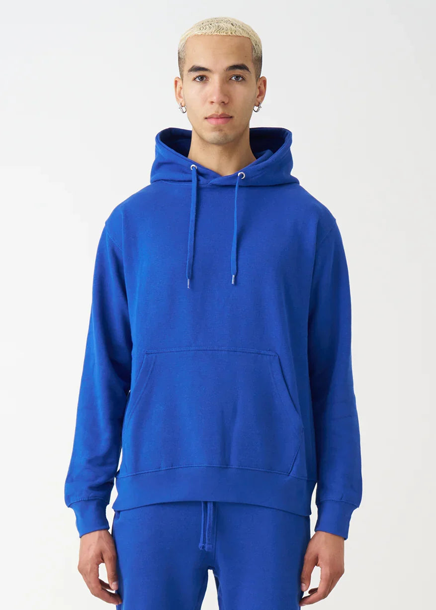 10 OZ Royal Blue Heavyweight Fleece Hoodie