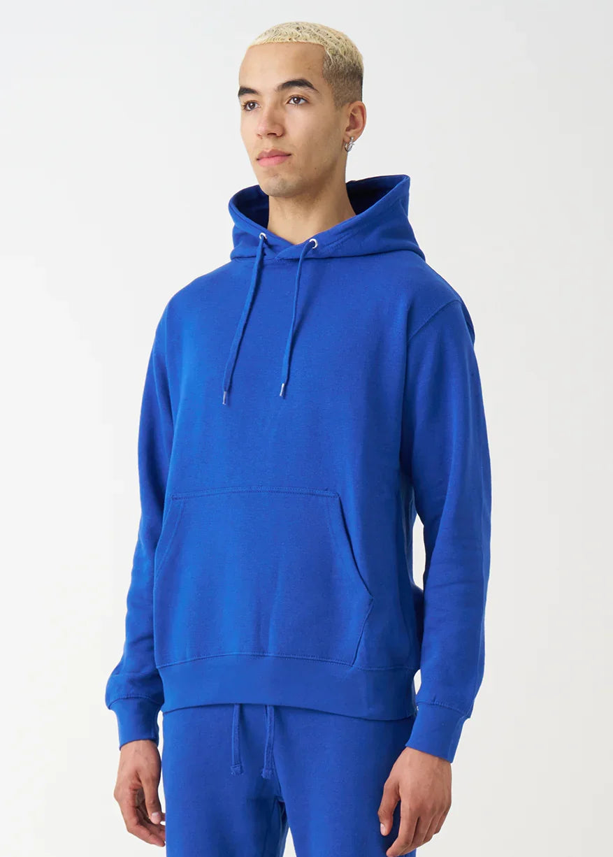10 OZ Royal Blue Heavyweight Fleece Hoodie