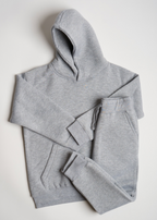 Kids 10 OZ Gray Soft Fleece Sweatsuit