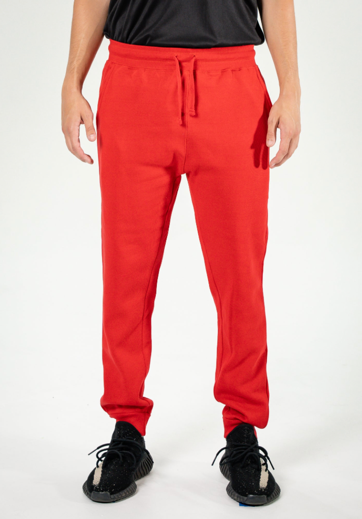 10 OZ Red Heavy Blend Fleece Sweatpant