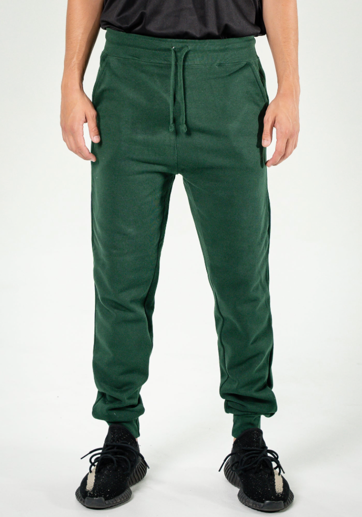 10 OZ Hunter Green Heavy Blend Fleece Sweatpant