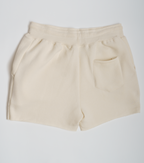 Off-White Crop Top Fleece Short Set
