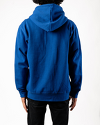 10 OZ Royal Blue Fleece Zip-Up Hoodie