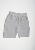 Gray Raw Edge SweatShort