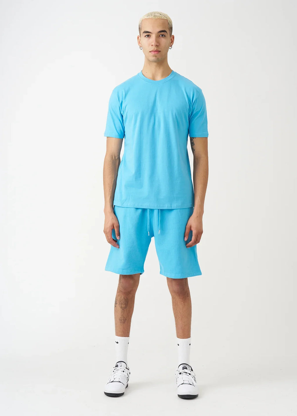 Sky Blue T-Shirt and Short Set
