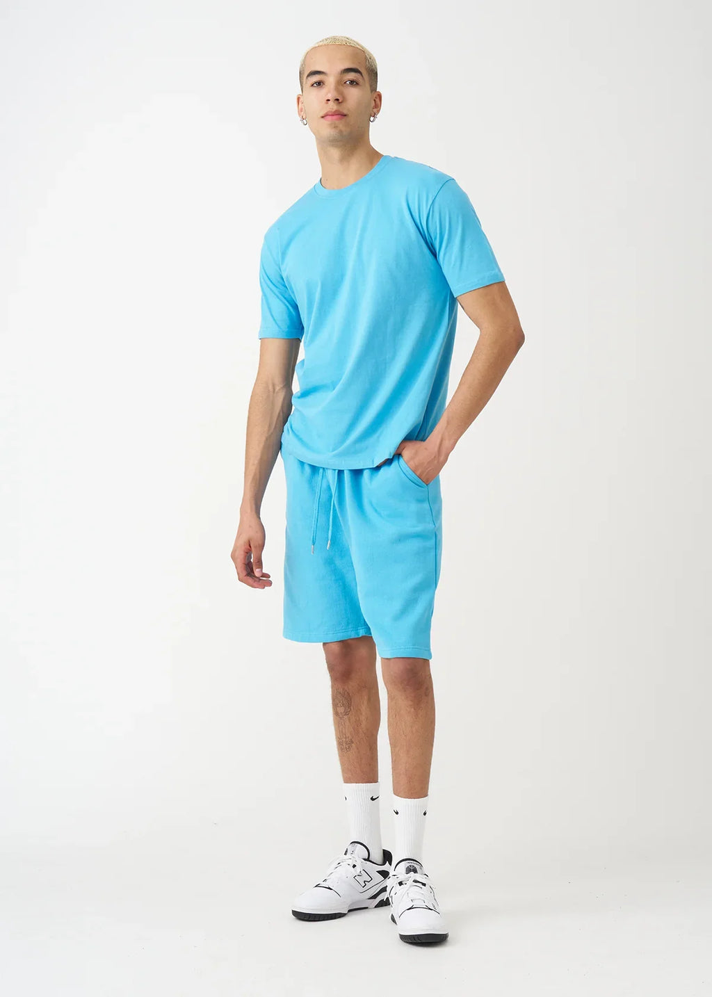 Sky Blue T-Shirt and Short Set