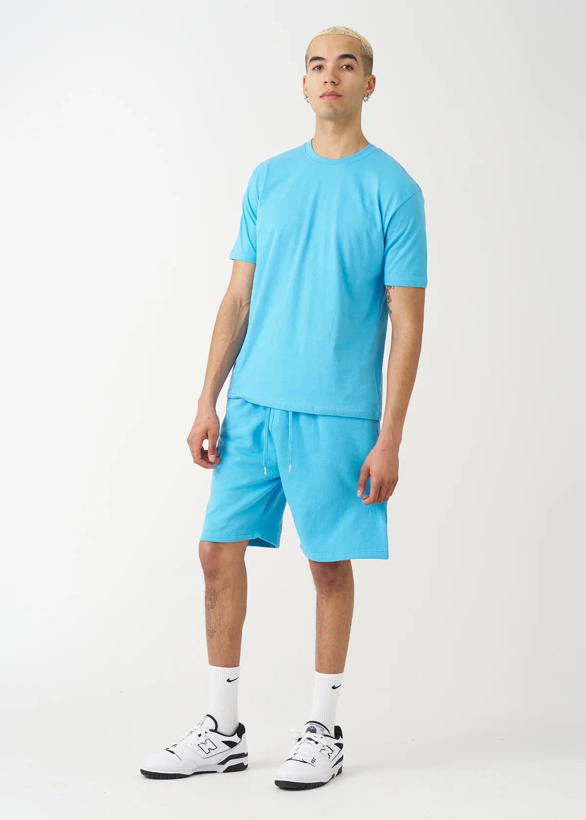 Sky Blue T-Shirt and Short Set