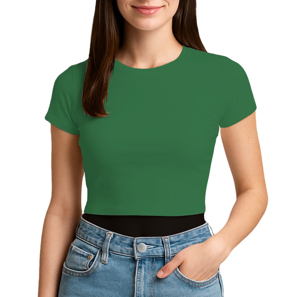 3315 Jersey Short Sleeve Cropped Tee 4.3 Oz (Set 4)