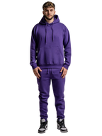 10 OZ Blank Purple Heavyweight Sweatsuit