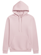 10 OZ Light Pink Heavyweight Fleece Hoodie