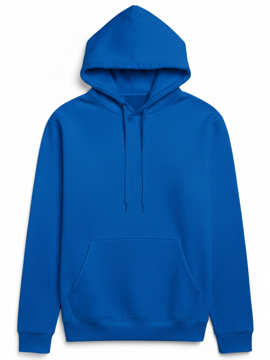 10 OZ Royal Blue Heavyweight Fleece Hoodie