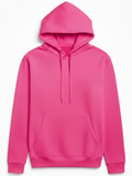 10 OZ Hot Pink Heavyweight Fleece Hoodie