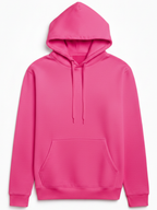 10 OZ Hot Pink Heavyweight Fleece Hoodie
