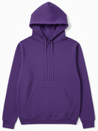 10 OZ Purple Heavyweight Fleece Hoodie